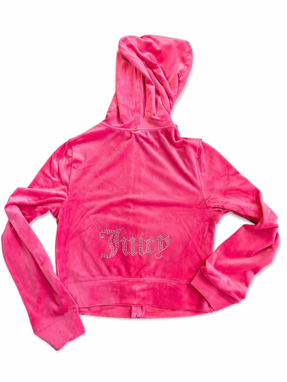 Juicy Couture Hot Pink Velour Track Jacket & Pants Set - Picture 3 of 5
